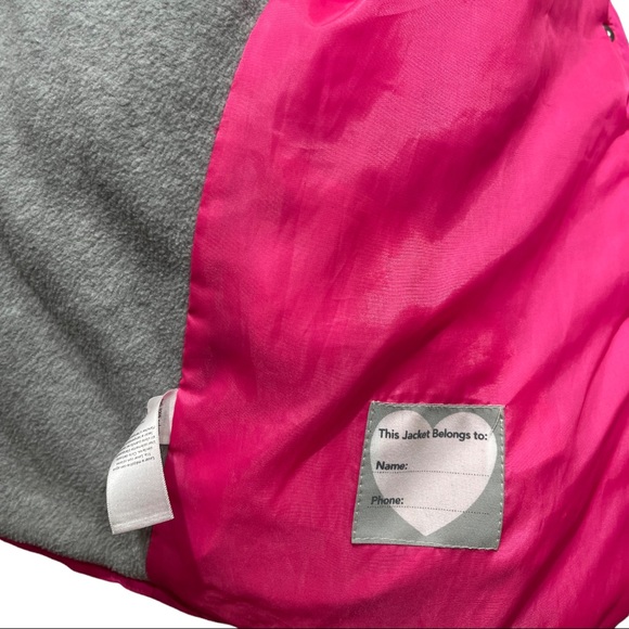 Just For You by Carter’s, pink insulated hooded jacket, size 6. - Picture 4 of 8